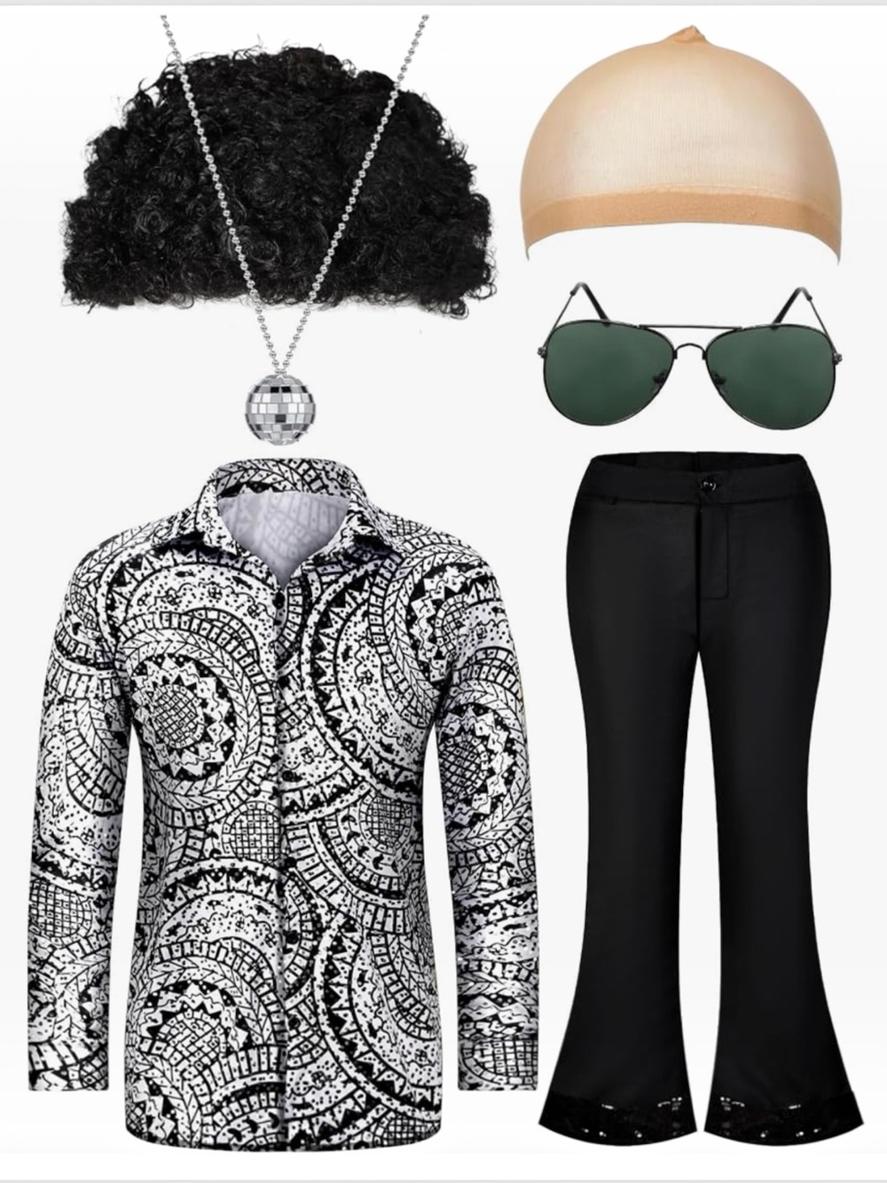 Men’s 1970s Disco Halloween Costume Medium